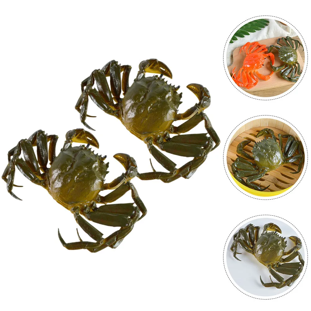 2Pcs Artificial Simulation Crab Plastic Realistic Fake Crab Decoration for Fish Tank Aquarium Home Office and Party Ornament
2Pcs Artificial Simulation Crab Plastic Realistic Fake Crab Decoration for Fish Tank Aquarium Home Office and Party Ornament