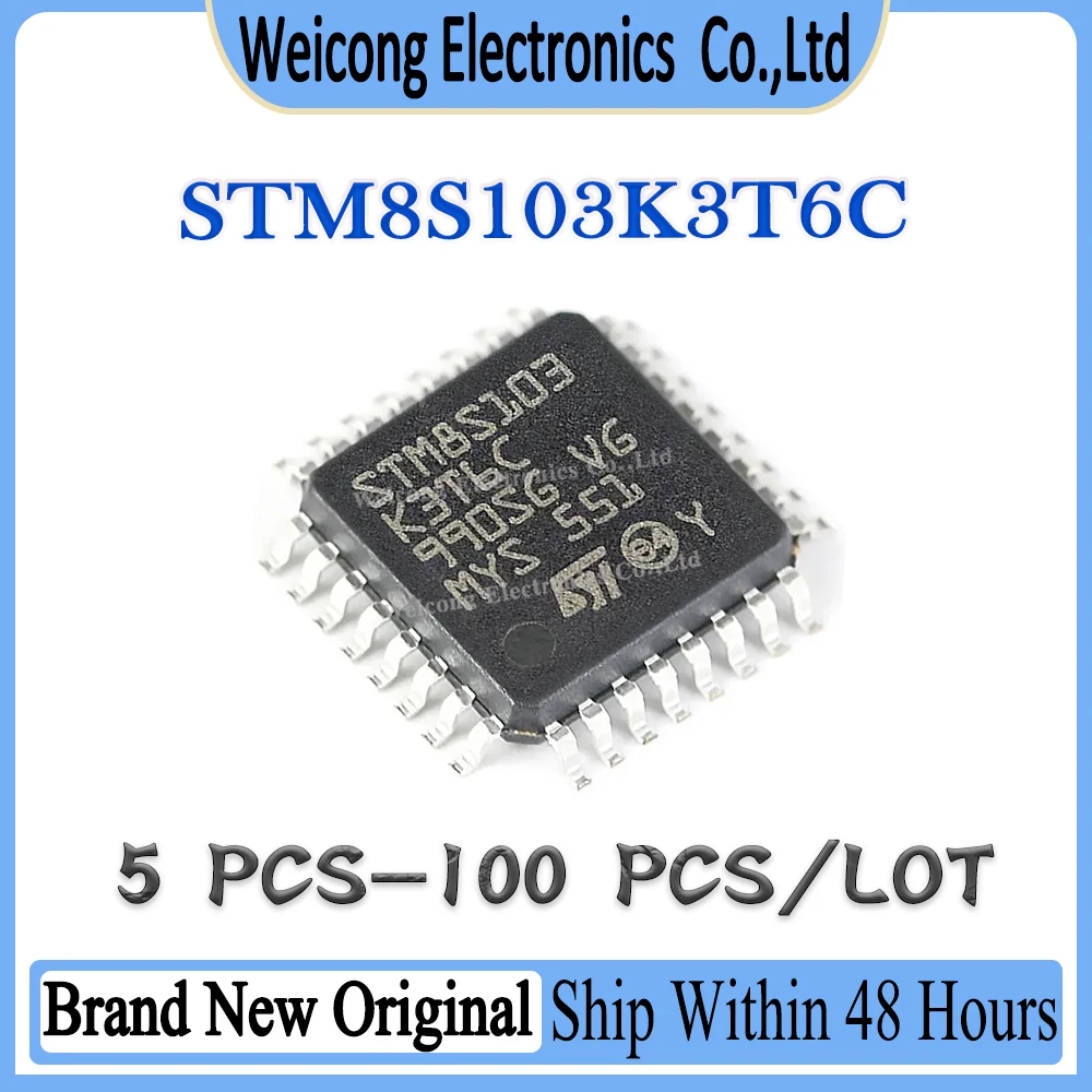 New Original STM8S103 STM8S103K3T6C STM8S103K3T6 STM8S103K3T STM8S103K3 STM8S103K STM8S STM8 STM IC MCU Chip LQFP-32
New Original STM8S103 STM8S103K3T6C STM8S103K3T6 STM8S103K3T STM8S103K3 STM8S103K STM8S STM8 STM IC MCU Chip LQFP-32