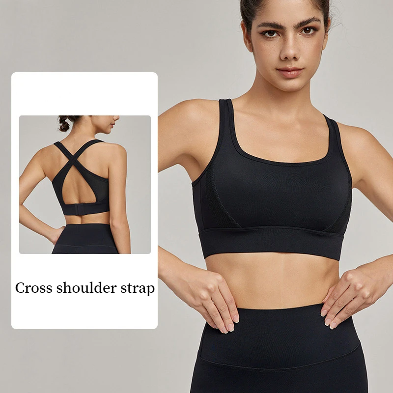 Sports Women's Underwear Cross Shock Resistant Mesh Fitness Vest Body Shaping Elastic Comfortable Breathable Bra Women's Clothes
Sports Women's Underwear Cross Shock Resistant Mesh Fitness Vest Body Shaping Elastic Comfortable Breathable Bra Women's Clothes