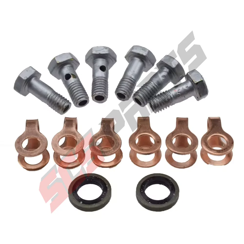 Комплект уплотнений банджо для возврата топлива для двигателя Dodge Cummins 6BT5.9 6CT 4B
Комплект уплотнений банджо для возврата топлива для двигателя Dodge Cummins 6BT5.9 6CT 4B