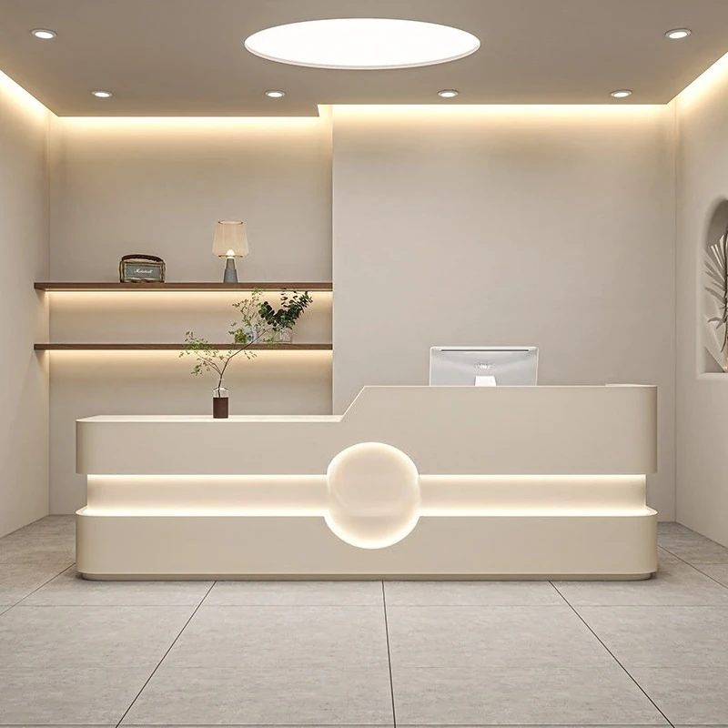 LMM Simple Modern Company Reception Desk Beauty Salon Catering Shop Women's Clothing Store
LMM Simple Modern Company Reception Desk Beauty Salon Catering Shop Women's Clothing Store