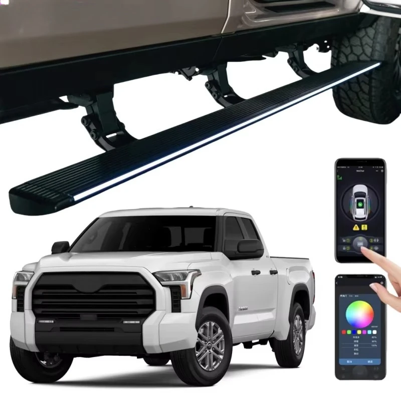 Pickup Truck Automatic Retractable Power Running Boards Electric Side Steps for 2024 2025 2026 Tundra
Pickup Truck Automatic Retractable Power Running Boards Electric Side Steps for 2024 2025 2026 Tundra