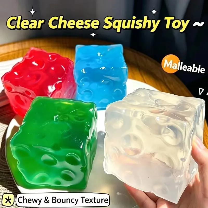 Coconut Oil Cheese Cube Stress Ball - Moldable Shapeable Non-Rebound Squeeze Sensory Fidget Toy for Adult Stress Relief And Rela
Coconut Oil Cheese Cube Stress Ball - Moldable Shapeable Non-Rebound Squeeze Sensory Fidget Toy for Adult Stress Relief And Rela