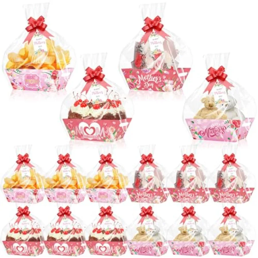 12 Set Happy Mother's Day Baskets for Gifts Empty with Cellophane Basket Bags Red Rose Pull Bows Gift Tags Happy Mother's Day M
12 Set Happy Mother's Day Baskets for Gifts Empty with Cellophane Basket Bags Red Rose Pull Bows Gift Tags Happy Mother's Day M