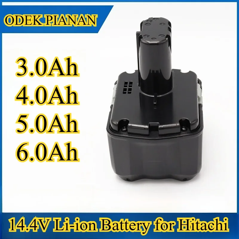 6000mAh 14.4V Li-ion Battery for Hitachi Power Tools Replacement for Drill Driver Impact Wrench Hammer Drill Recipro Saw
6000mAh 14.4V Li-ion Battery for Hitachi Power Tools Replacement for Drill Driver Impact Wrench Hammer Drill Recipro Saw