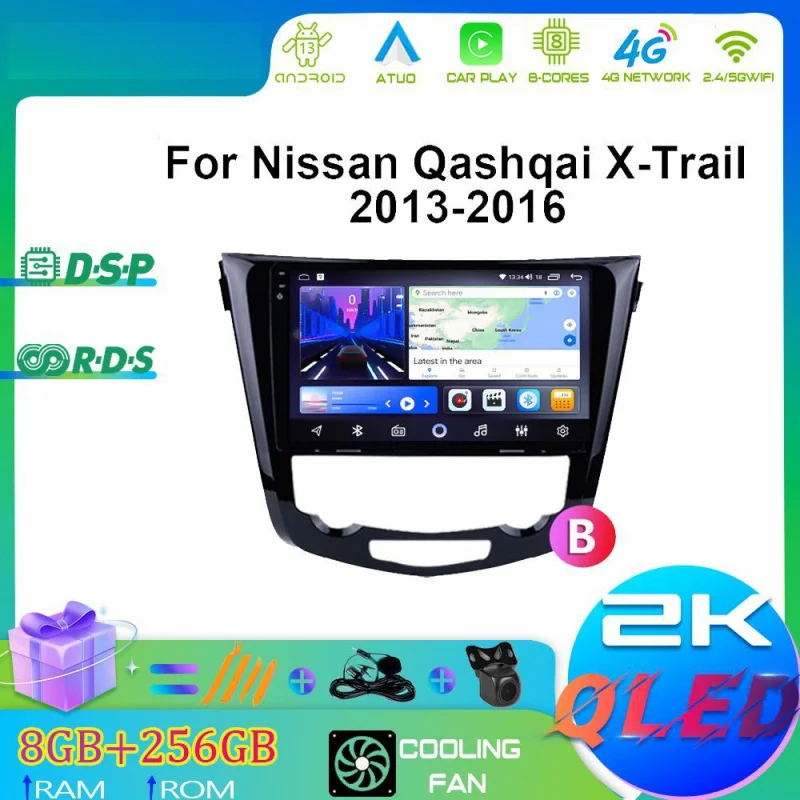 For Nissan Qashqai X-Trail 2013-2016 Car Intelligent Systems Android Car Player GPS WIFI Carplay 4G Car Radio Navigation Stereo
For Nissan Qashqai X-Trail 2013-2016 Car Intelligent Systems Android Car Player GPS WIFI Carplay 4G Car Radio Navigation Stereo