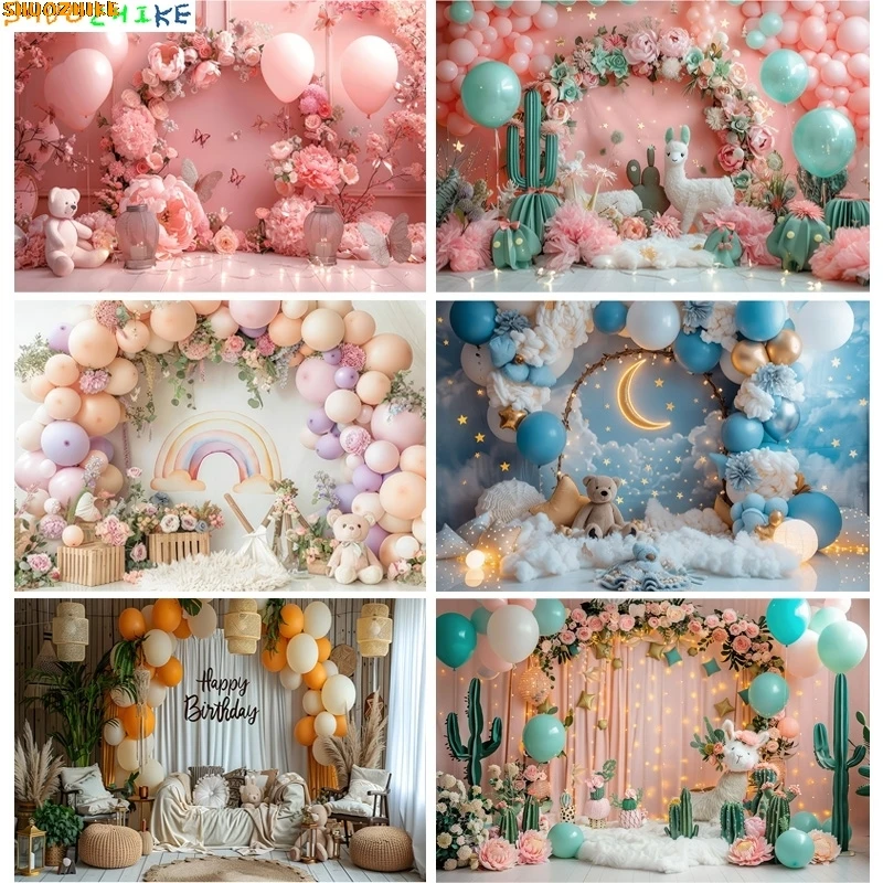 Happy Birthday Party Photography Backdrop Baby Shower Newborn Portrait Colorful Balloon Arch Decor Photo Studio Background AR-02
Happy Birthday Party Photography Backdrop Baby Shower Newborn Portrait Colorful Balloon Arch Decor Photo Studio Background AR-02