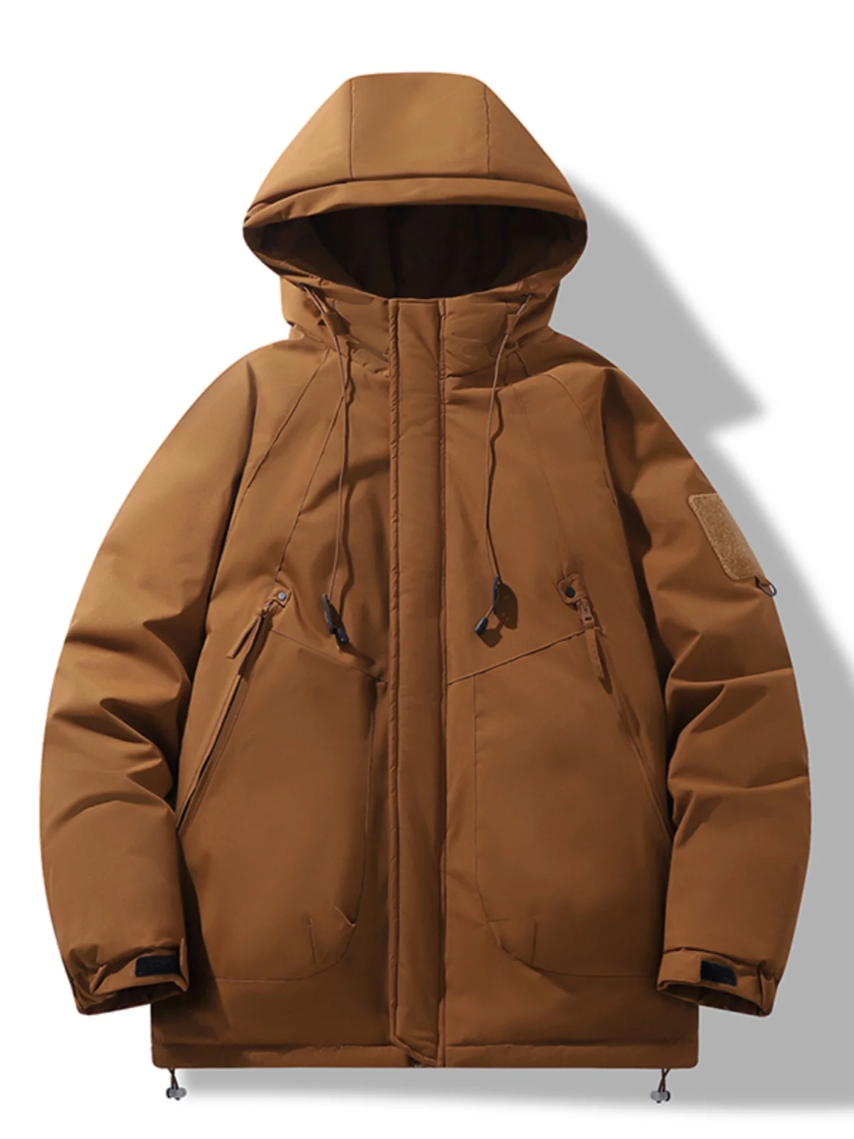 Мужская зимняя хлопковая куртка свободного кроя, больших размеров, теплая, модная, городская, стильная, с капюшоном, однотонная, рабочая одежда
Мужская зимняя хлопковая куртка свободного кроя, больших размеров, теплая, модная, городская, стильная, с капюшоном, однотонная, рабочая одежда