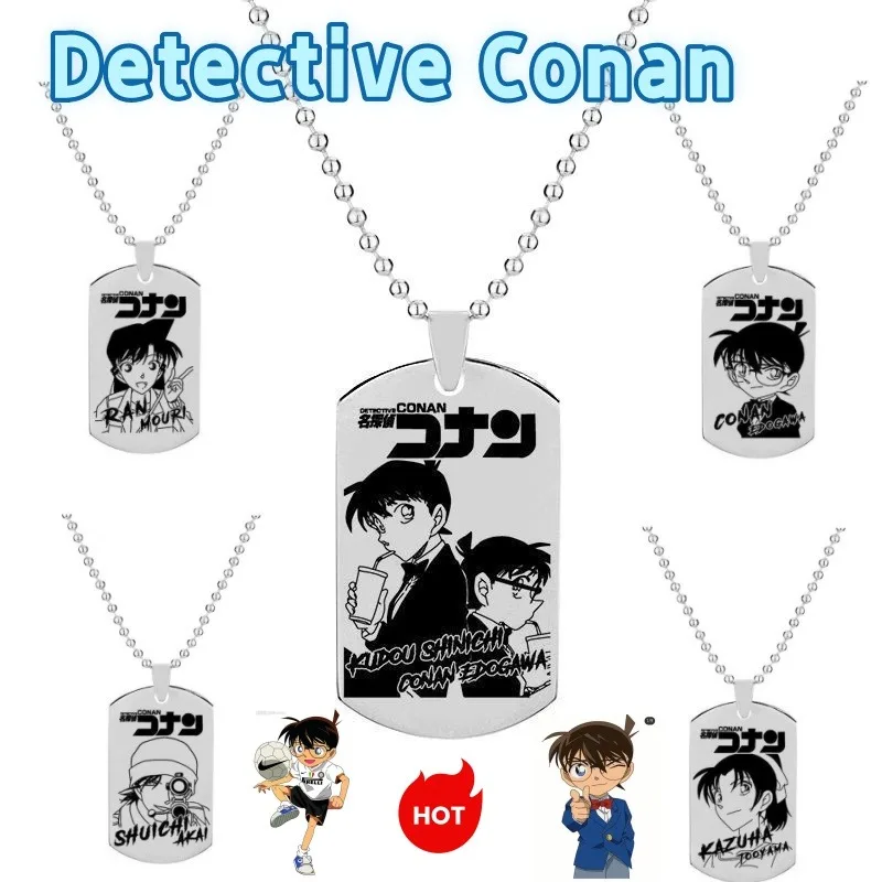 Ожерелье из нержавеющей стали «Детектив Конан»: Модный мультяшный креативный кулон с Кайто Кидом, лазерная гравировка, подарок для друзей
Ожерелье из нержавеющей стали «Детектив Конан»: Модный мультяшный креативный кулон с Кайто Кидом, лазерная гравировка, подарок для друзей