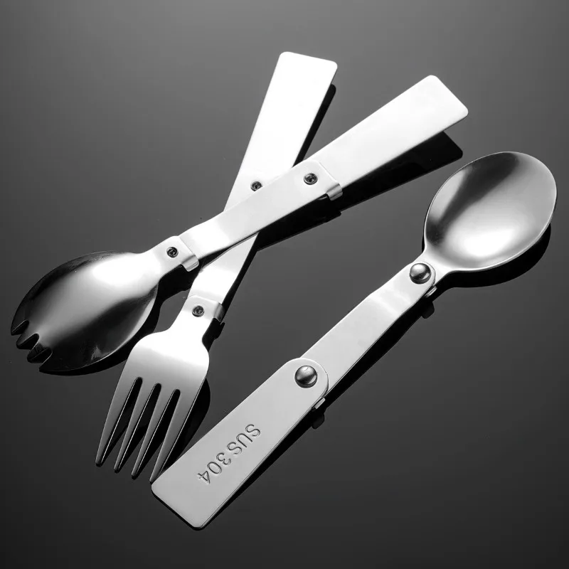 Foldable304 Stainless Steel Fork&Spoon Set Camping Picnic Utensils for Outdoor ,Lightweight Portable Reusable Travel Accessories
Foldable304 Stainless Steel Fork&Spoon Set Camping Picnic Utensils for Outdoor ,Lightweight Portable Reusable Travel Accessories