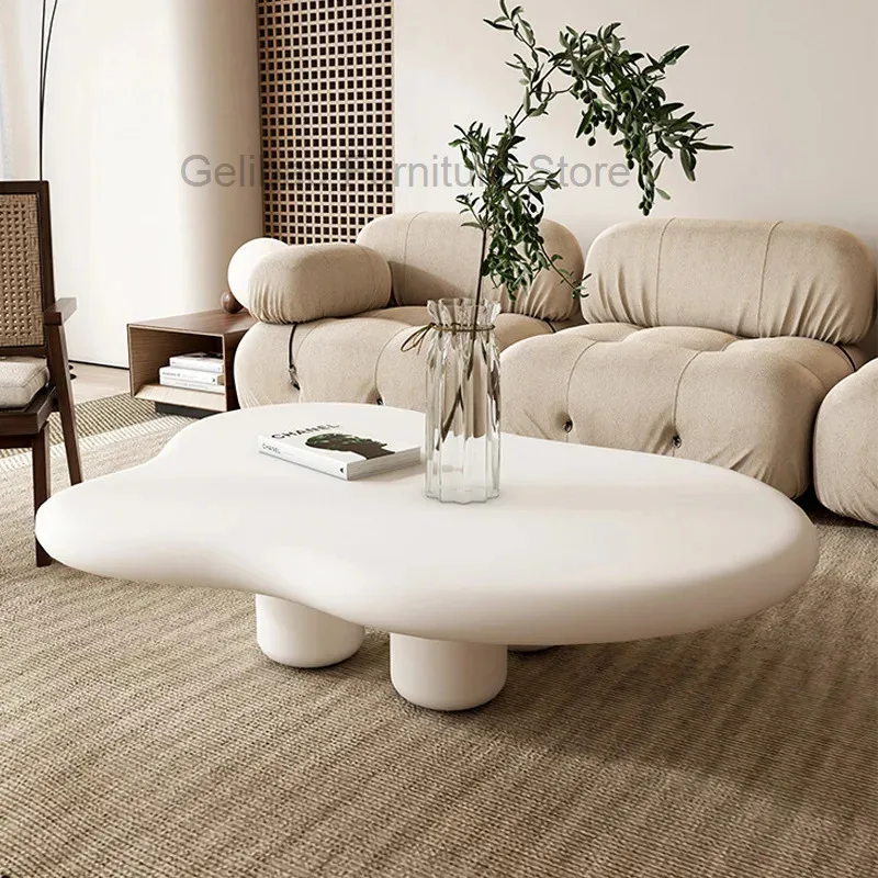MOMO Nordic Cloud Tea Table Simple Modern Small Household Living Room Shaped Table Cream Wabi-sabi Tea Table 100/120cm
MOMO Nordic Cloud Tea Table Simple Modern Small Household Living Room Shaped Table Cream Wabi-sabi Tea Table 100/120cm