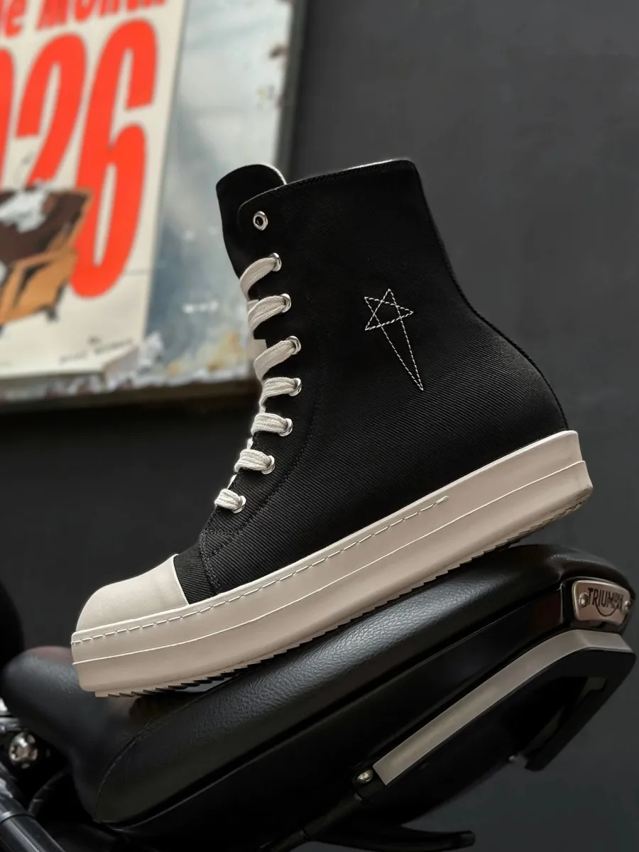 Ro Classic Design Black Canvas Boot High Top Shoe Men Casual Shoes Luxury Zipper Women Sneaker s Ankle Boots Sneakers
Ro Classic Design Black Canvas Boot High Top Shoe Men Casual Shoes Luxury Zipper Women Sneaker s Ankle Boots Sneakers