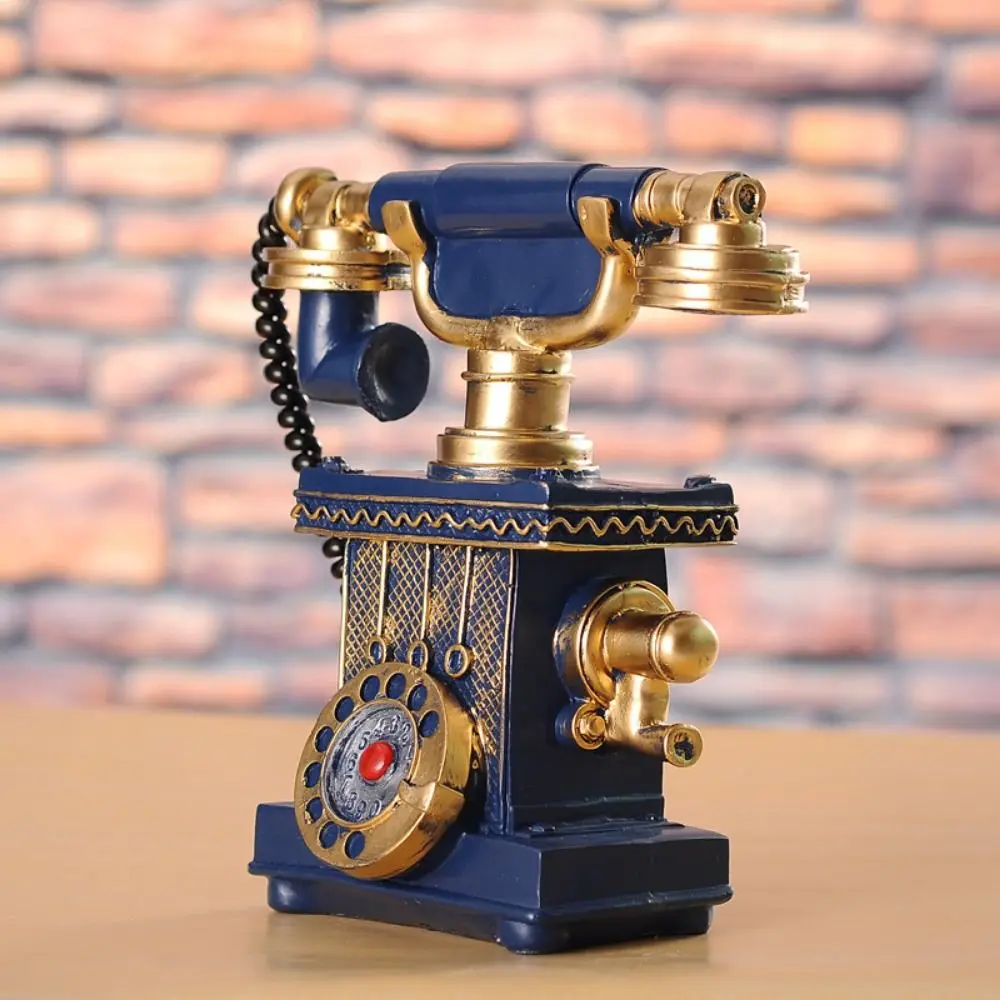Old-fashioned Resin Crafts Telephone Piggy Bank Classic Handmade Telephone Model Nostalgic Decorative Telephone Ornaments Office
Old-fashioned Resin Crafts Telephone Piggy Bank Classic Handmade Telephone Model Nostalgic Decorative Telephone Ornaments Office