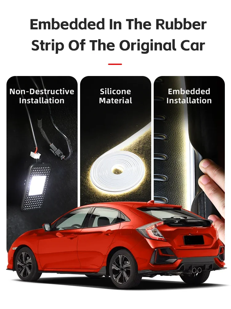 car trunk lighting strips for honda for civic hatchback High brightness luggage compartment light
car trunk lighting strips for honda for civic hatchback High brightness luggage compartment light