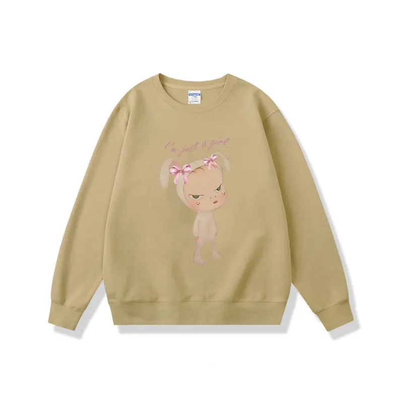 Yoshitomo Nara Bunny Girl I'm Just A Gire Graphic Sweatshirt Men Women Vintage Art Aesthetic Pullover Male Fashion Streetwear
Yoshitomo Nara Bunny Girl I'm Just A Gire Graphic Sweatshirt Men Women Vintage Art Aesthetic Pullover Male Fashion Streetwear