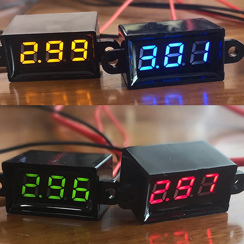 DC 3.0V-30.0V Waterproof Digital Voltmeter, LED Display Automotive Voltage Monitor Tester For Car Motorcycle 12V Battery
DC 3.0V-30.0V Waterproof Digital Voltmeter, LED Display Automotive Voltage Monitor Tester For Car Motorcycle 12V Battery