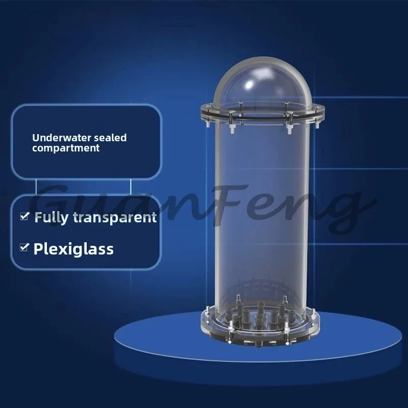 ROV Sealed Cabin Acrylic Waterproof Cabin Underwater Robot Cabin for Shallow Water Use
ROV Sealed Cabin Acrylic Waterproof Cabin Underwater Robot Cabin for Shallow Water Use