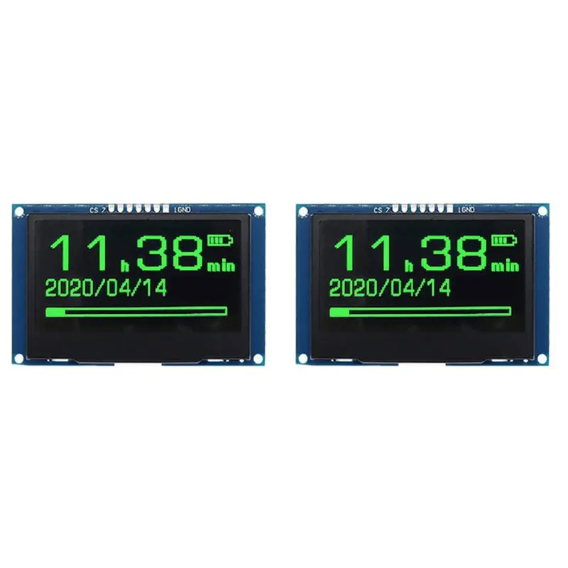 【SURPISE】2 шт. 2,42-дюймовый OLED-дисплейный модуль 128X64, последовательный интерфейс SSD1309 SPI I2C, ЖК-экран высокой четкости, зеленый цвет
【SURPISE】2 шт. 2,42-дюймовый OLED-дисплейный модуль 128X64, последовательный интерфейс SSD1309 SPI I2C, ЖК-экран высокой четкости, зеленый цвет