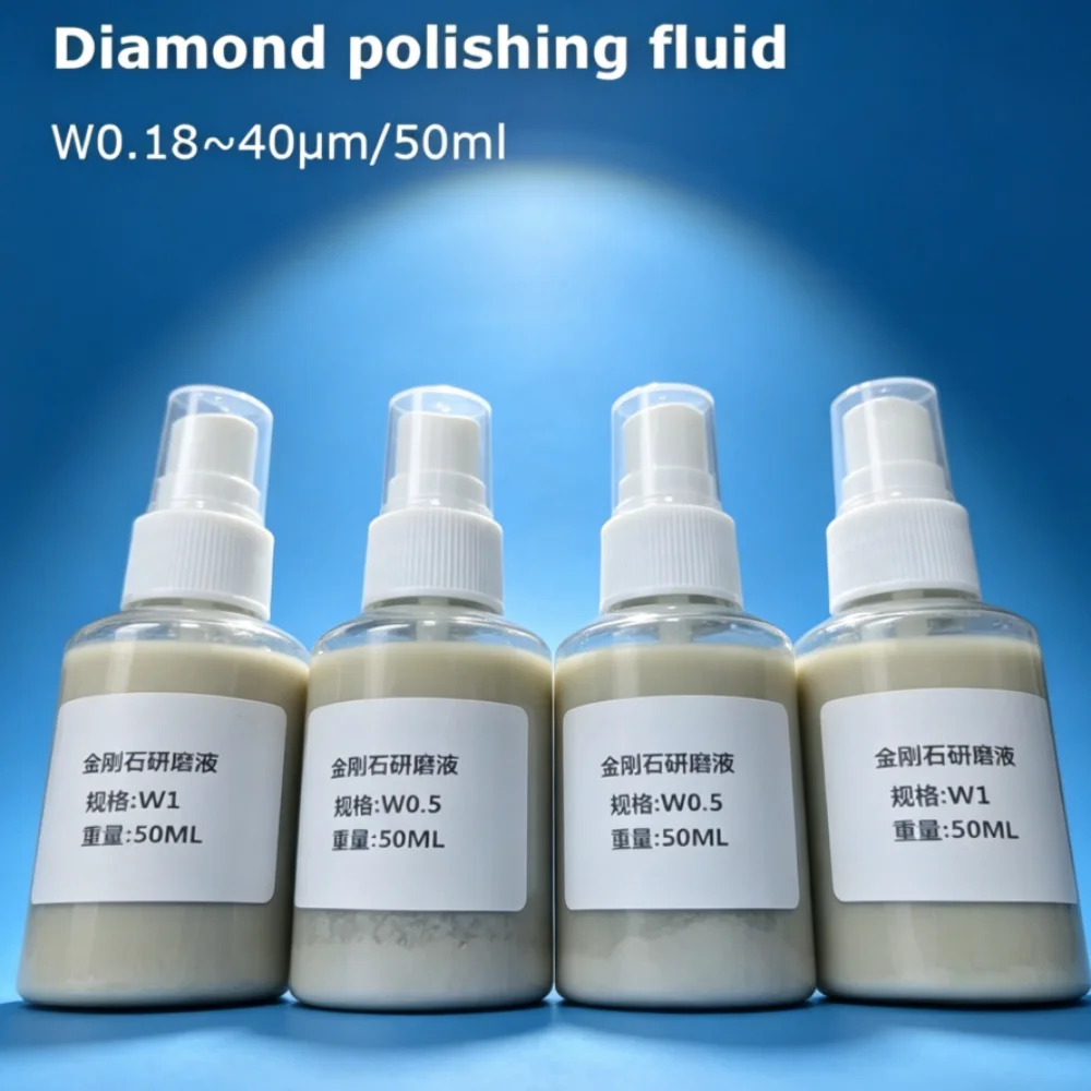 50ml Diamond Suspension Polishing Liquids Metallographic Liquid for Metal Jewelry Brightener Metallographic Grinding W0.18~40
50ml Diamond Suspension Polishing Liquids Metallographic Liquid for Metal Jewelry Brightener Metallographic Grinding W0.18~40