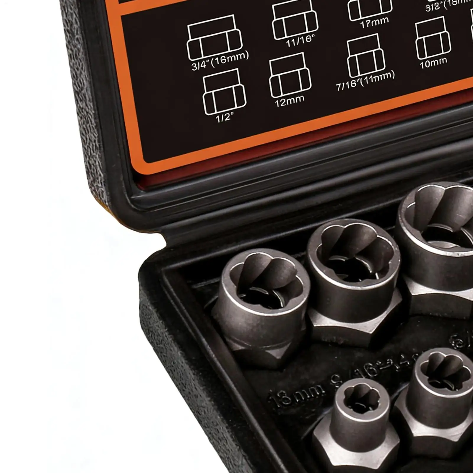 Screw Extractor Set Easy Out Metal Hand Tools Drive Bolt Nut Remover Set For Damaged Round Rusted Broken Woodworking Automotive