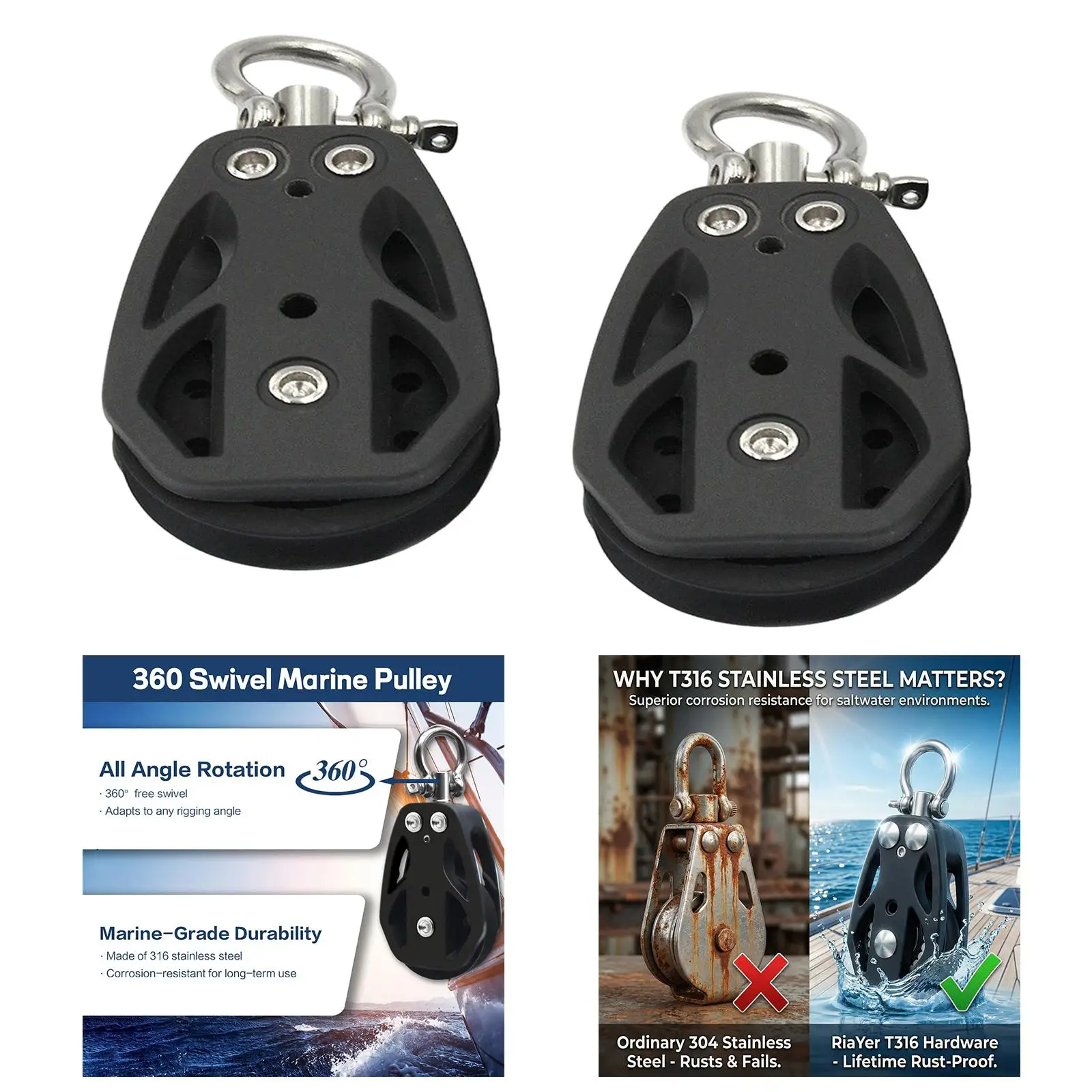 Single Sailing Block Sailing Hardware Nylon Hardware High Load Sailing Lifting
Single Sailing Block Sailing Hardware Nylon Hardware High Load Sailing Lifting