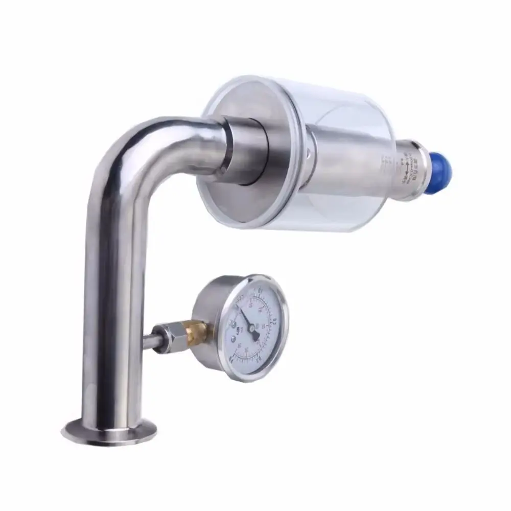 Clamp Φ32 OD50.5mm 304 stainless steel beer fermentation tank exhaust valve,Automatic pressure relief valve and reduction
Clamp Φ32 OD50.5mm 304 stainless steel beer fermentation tank exhaust valve,Automatic pressure relief valve and reduction