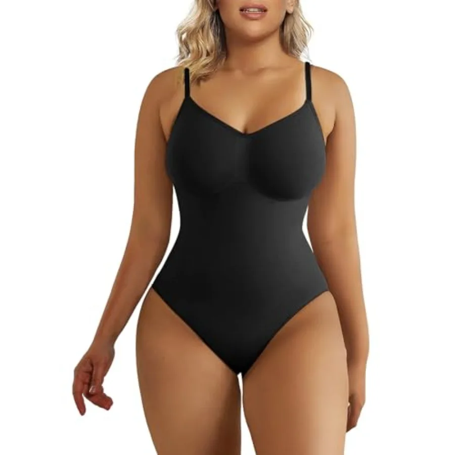 SHAPERX Women's Tummy Control Shapewear Thong Bodysuit Seamless Waist Snatching Body Shaper
SHAPERX Women's Tummy Control Shapewear Thong Bodysuit Seamless Waist Snatching Body Shaper