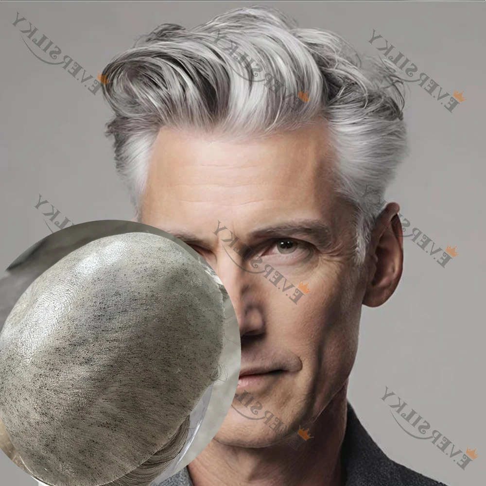 Undetectable Grey 1B80 1B60 1b50 Male Wig Durable 100%HumanHair Old Men Toupee Natural Hairline Thin Skin PU Man Cheapest Prosth
Undetectable Grey 1B80 1B60 1b50 Male Wig Durable 100%HumanHair Old Men Toupee Natural Hairline Thin Skin PU Man Cheapest Prosth