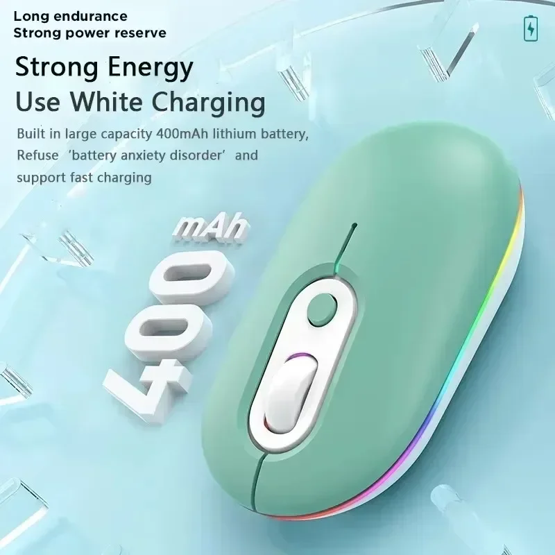 Bluetooth Mouse Mause LED Backlight Ergonomic Laptop Gaming Mouse 2.4G Wireless Mouse RGB Rechargeable Wireless Computer
Bluetooth Mouse Mause LED Backlight Ergonomic Laptop Gaming Mouse 2.4G Wireless Mouse RGB Rechargeable Wireless Computer