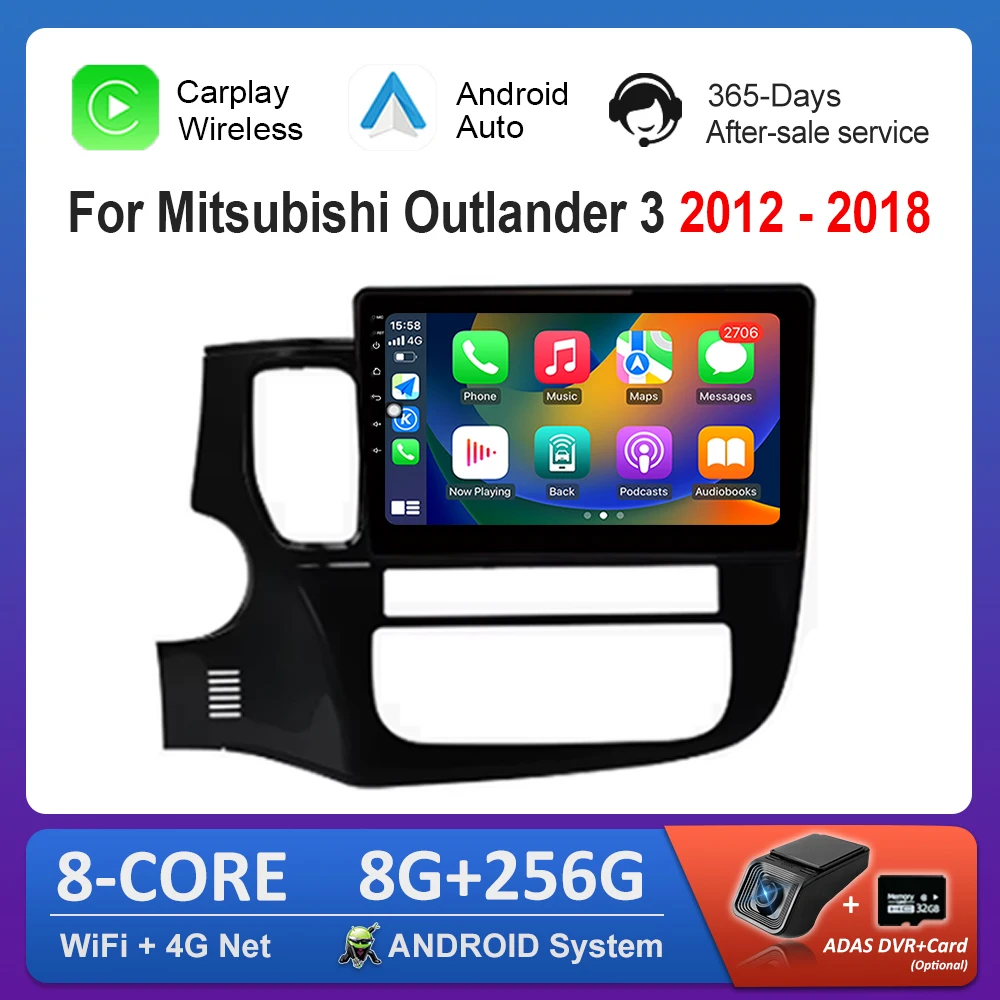 Автомобильный видео-мультимедийный плеер DSP Stereo 10,1 дюйма для Mitsubishi Outlander 3 2012-2018 Android System GPS Navi 4G WiFi IPS-экран
Автомобильный видео-мультимедийный плеер DSP Stereo 10,1 дюйма для Mitsubishi Outlander 3 2012-2018 Android System GPS Navi 4G WiFi IPS-экран