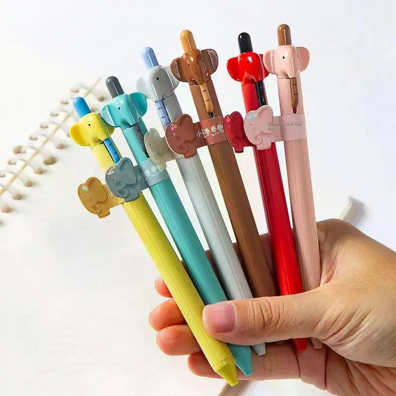 1 шт., 0,5 мм, милая гелевая ручка с изображением животных, забавная гелевая ручка со слоном, идеально подходящая для школы, офиса и учебы с гладким письмом, черная гелевая ручка
1 шт., 0,5 мм, милая гелевая ручка с изображением животных, забавная гелевая ручка со слоном, идеально подходящая для школы, офиса и учебы с гладким письмом, черная гелевая ручка