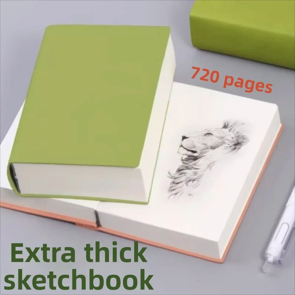 Stationery 720 Page Blank Inner Notebook Synthetic Soft Minimalist Drawing Book Small Fresh Ultra Thick Notebook Students
Stationery 720 Page Blank Inner Notebook Synthetic Soft Minimalist Drawing Book Small Fresh Ultra Thick Notebook Students