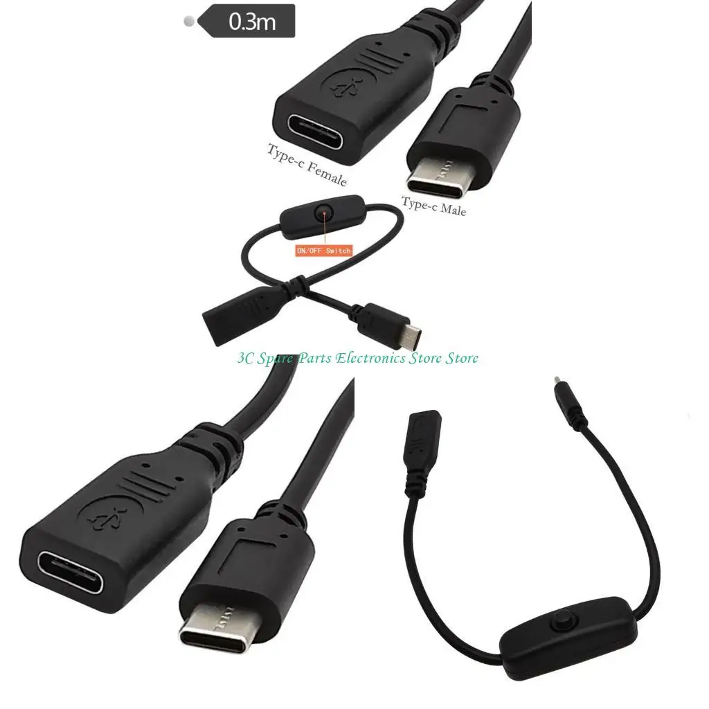 SZ Upgrades USB C to USB C Adapter Cable 22AWG 3A 30V Switches Control for Gadgets
SZ Upgrades USB C to USB C Adapter Cable 22AWG 3A 30V Switches Control for Gadgets
