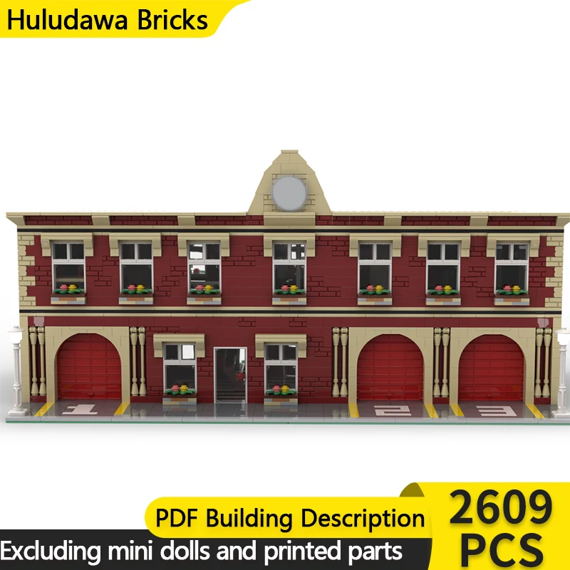 City Street View Model MOC Building Bricks Fire Station Center Modular Technology Children Holiday Gifts Assemble Toys Suit
City Street View Model MOC Building Bricks Fire Station Center Modular Technology Children Holiday Gifts Assemble Toys Suit