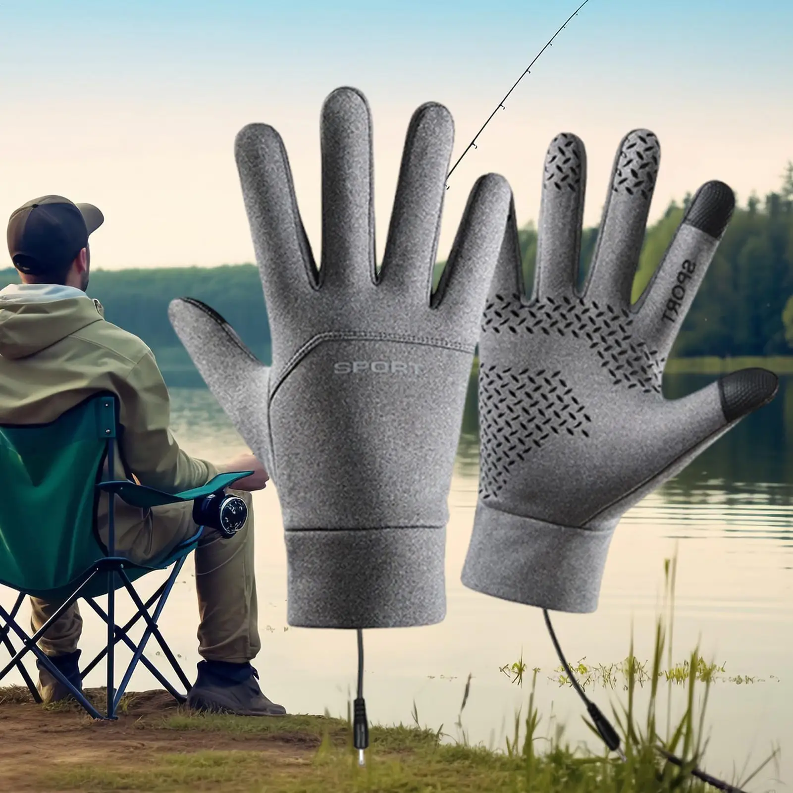 3-Temperature USB Heated Gloves Touchscreen Thickened Mittens for Winter Cycling Skiing, Outdoor Camping & Driving
3-Temperature USB Heated Gloves Touchscreen Thickened Mittens for Winter Cycling Skiing, Outdoor Camping & Driving