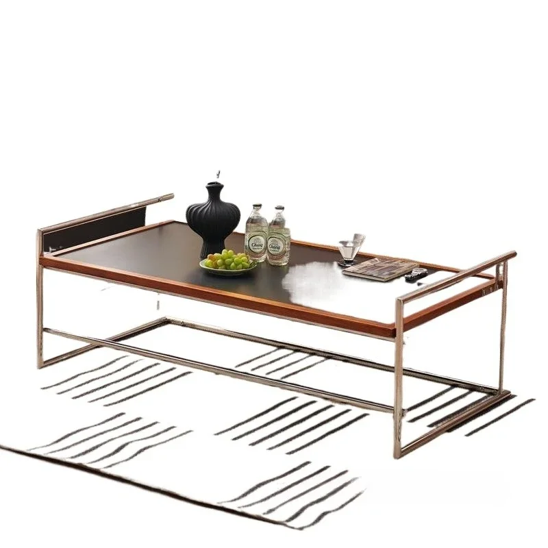 Small apartment solid wood tea table retro tea table living room about coffee table stainless steel home
Small apartment solid wood tea table retro tea table living room about coffee table stainless steel home
