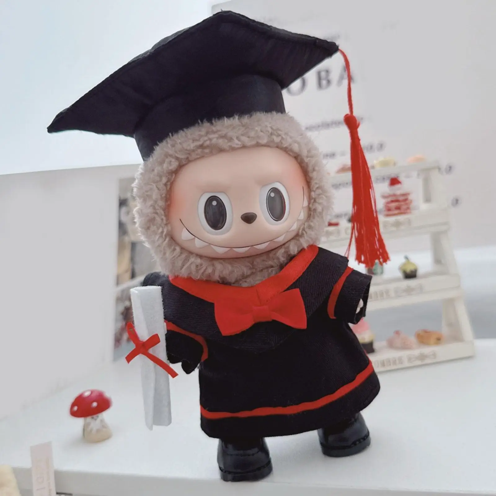 Doll Graduation Cap and Gown DIY Detachable Outfit for Most 5-6.5 inch Dolls
Doll Graduation Cap and Gown DIY Detachable Outfit for Most 5-6.5 inch Dolls