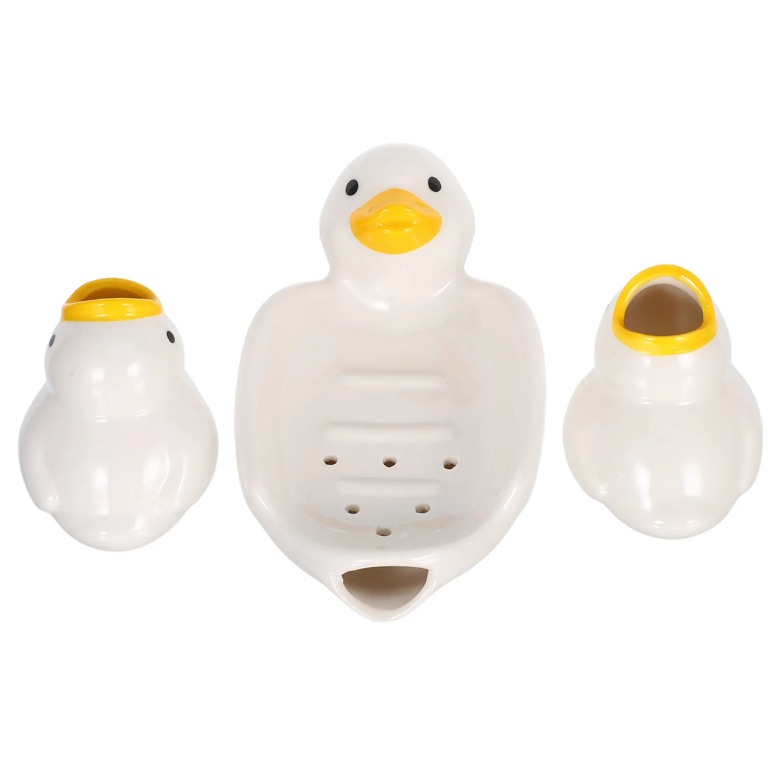 1Set Cute Ceramic Duck Toothbrush Holder Bathroom Countertop Organizer Cartoon Soap Dish Multifunctional Toothbrush Stand
1Set Cute Ceramic Duck Toothbrush Holder Bathroom Countertop Organizer Cartoon Soap Dish Multifunctional Toothbrush Stand