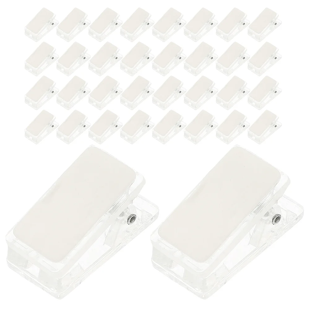 35pcs ID Clips Transparent Plastic Badge Name Tag Badge Clamp Self Adhesive Wall Hanging Small Clamps
35pcs ID Clips Transparent Plastic Badge Name Tag Badge Clamp Self Adhesive Wall Hanging Small Clamps
