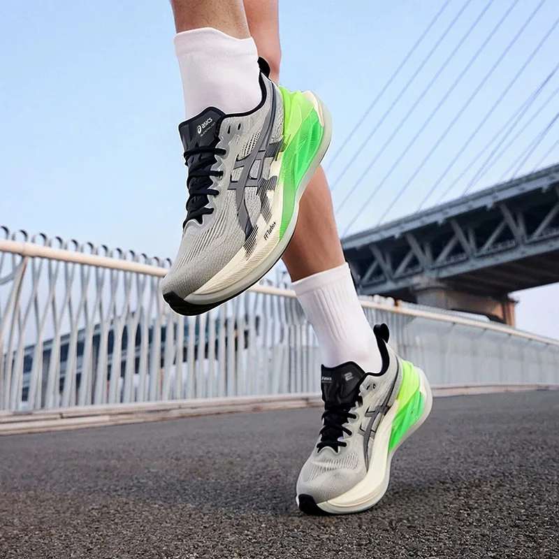 Asics Men SUPERBLAST 3 Grey Neon Green Lightweight Breathable Mesh Marathon Running Shoes 1013A190-020
Asics Men SUPERBLAST 3 Grey Neon Green Lightweight Breathable Mesh Marathon Running Shoes 1013A190-020