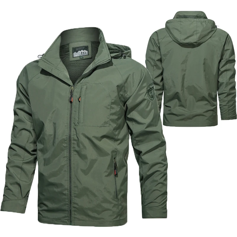 Men Waterproof Camping Hooded Bomber Jacket Fishing Hiking Jackets Outdoor Casual Coat Windbreaker Breathable Hunting Tactical
Men Waterproof Camping Hooded Bomber Jacket Fishing Hiking Jackets Outdoor Casual Coat Windbreaker Breathable Hunting Tactical