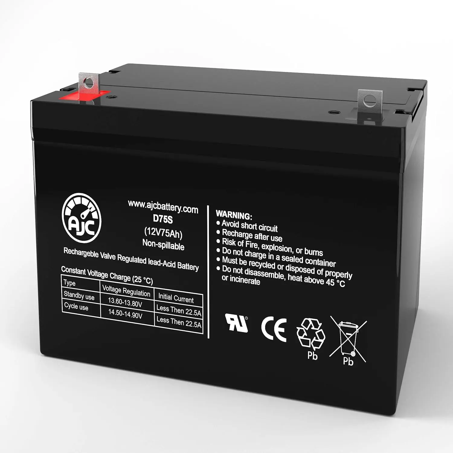 12V 75Ah Emergency Light Battery Replacement for Lithonia EMB3125501, Customized
12V 75Ah Emergency Light Battery Replacement for Lithonia EMB3125501, Customized