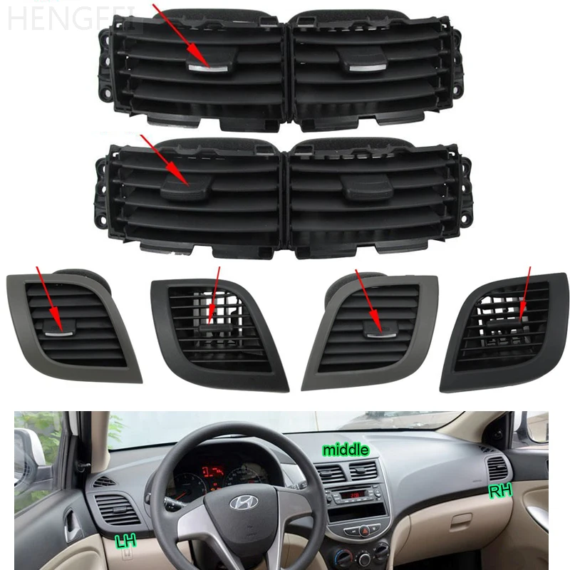 Genuine Hengfei car air conditioner outlet for Hyundai Verna Solaris air conditioning vents
Genuine Hengfei car air conditioner outlet for Hyundai Verna Solaris air conditioning vents