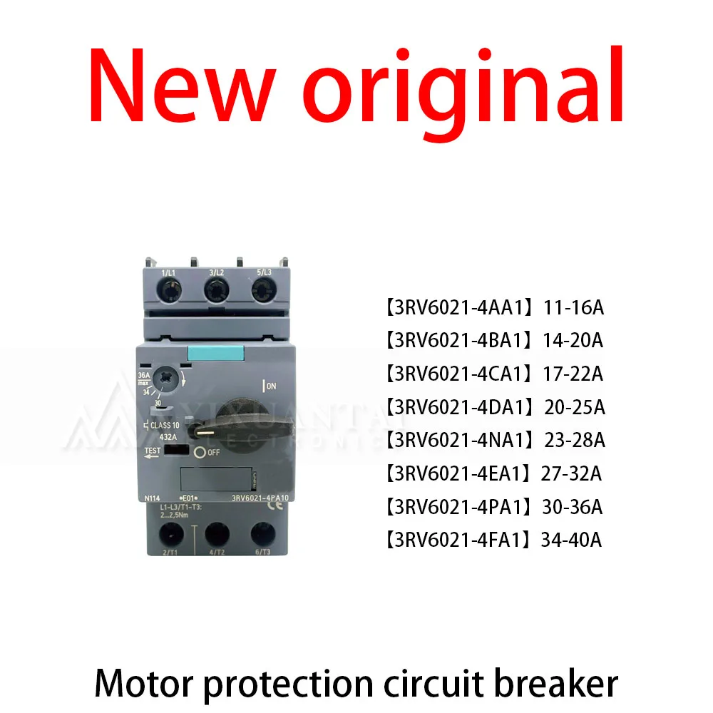 1Pcs/Lot New original 3RV6021-4AA1 11-16A 3RV6021-4BA1 14-20A 3RV6021-4CA1 17-22A 3RV6021-4DA1 20-25A 3RV6021-4NA1 Motor prote
1Pcs/Lot New original 3RV6021-4AA1 11-16A 3RV6021-4BA1 14-20A 3RV6021-4CA1 17-22A 3RV6021-4DA1 20-25A 3RV6021-4NA1 Motor prote