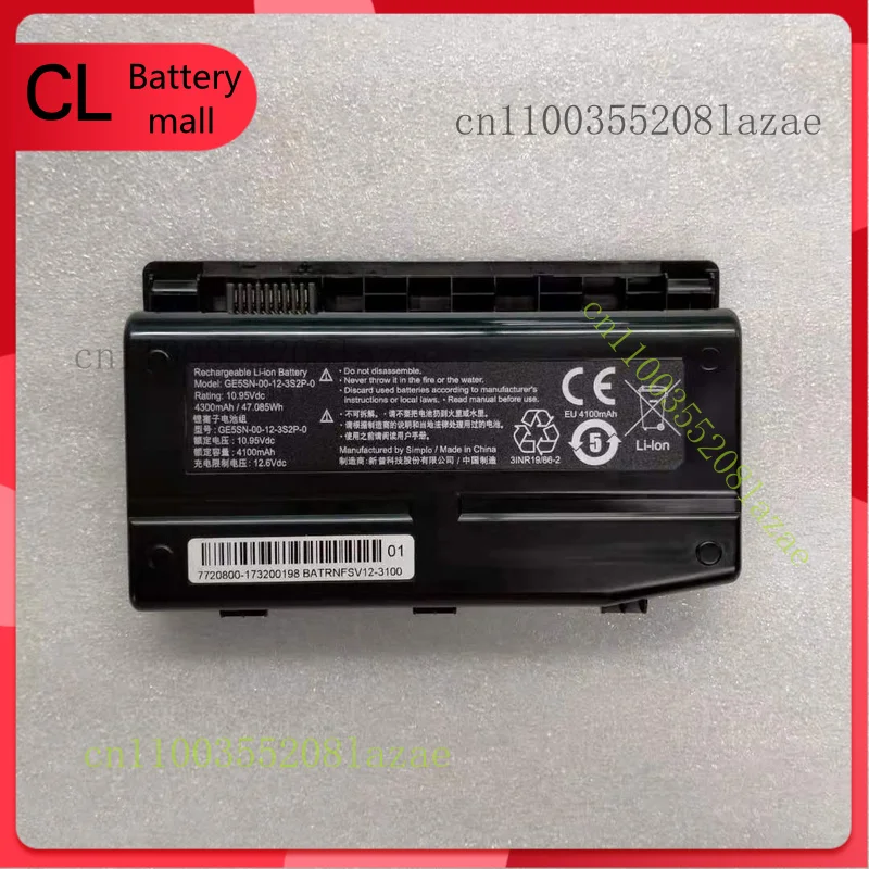 Оригинальный аккумулятор для GE5SN-00-12-3S2P-0 GE5SN-00-01-3S2P-1 MR M6/HPRO X7TI GTX
Оригинальный аккумулятор для GE5SN-00-12-3S2P-0 GE5SN-00-01-3S2P-1 MR M6/HPRO X7TI GTX