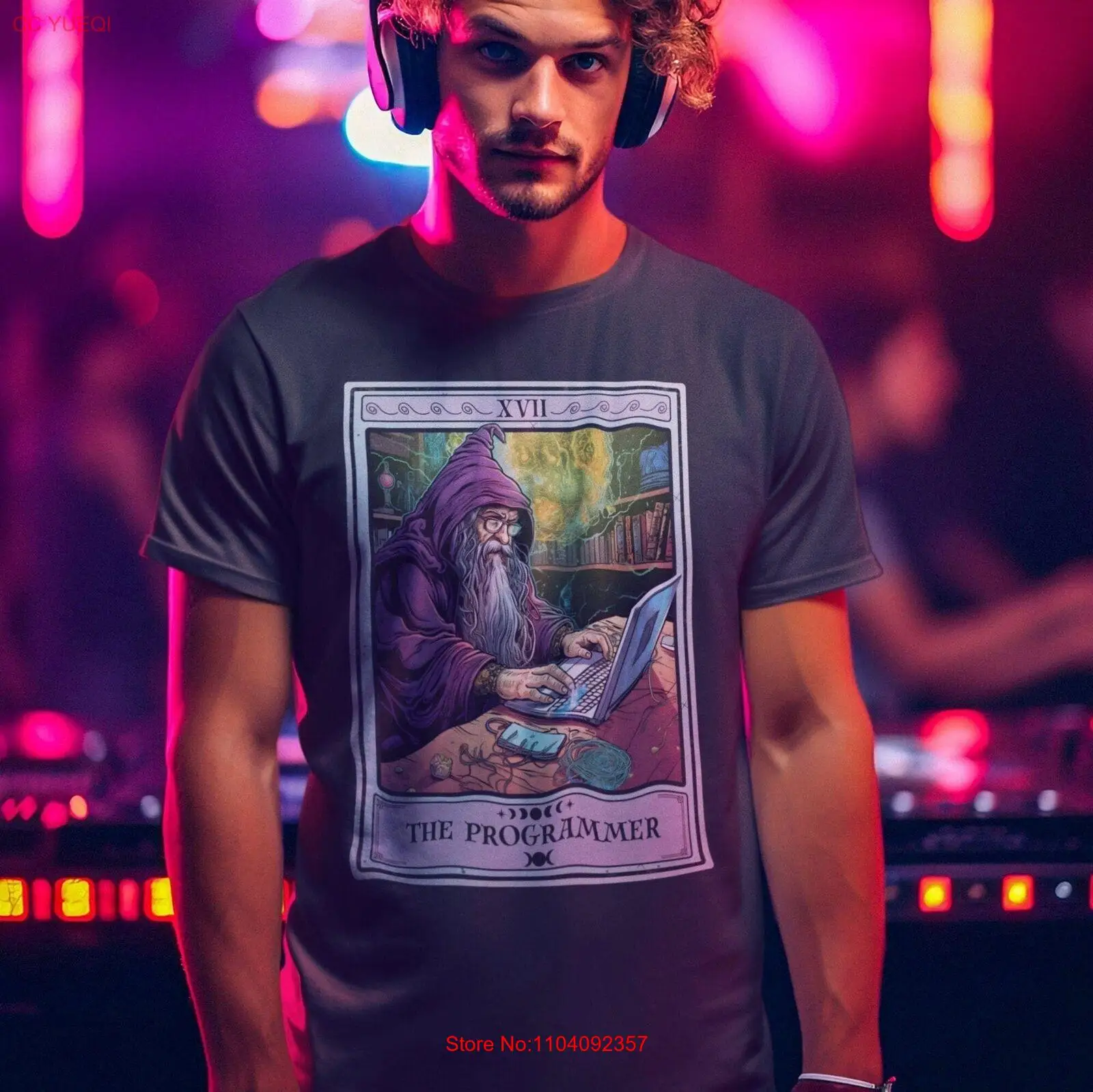 The Programmer Tarot Card Shirt, Wizard Programmer Computer Geek
The Programmer Tarot Card Shirt, Wizard Programmer Computer Geek