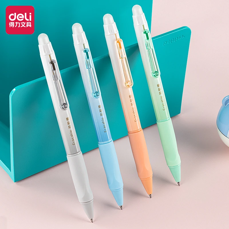 Deli 4pcs 0.5mm Black Ink Blue Ink Erasable Gel Pen High-Quality Pen School Student Supplies Office Supplies Stationery
Deli 4pcs 0.5mm Black Ink Blue Ink Erasable Gel Pen High-Quality Pen School Student Supplies Office Supplies Stationery