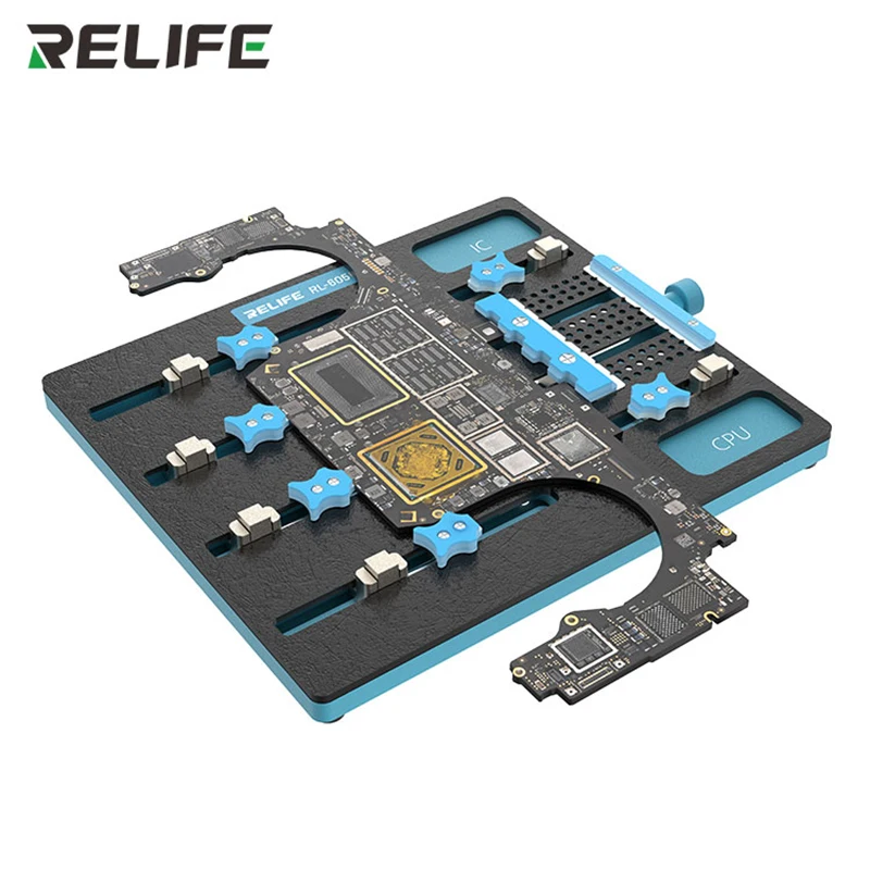RELIFE Universal Laptop Motherboard Repair Clamping Tool RL-605 Pro Chip Glue Removal Repair Rotating Fixture
RELIFE Universal Laptop Motherboard Repair Clamping Tool RL-605 Pro Chip Glue Removal Repair Rotating Fixture