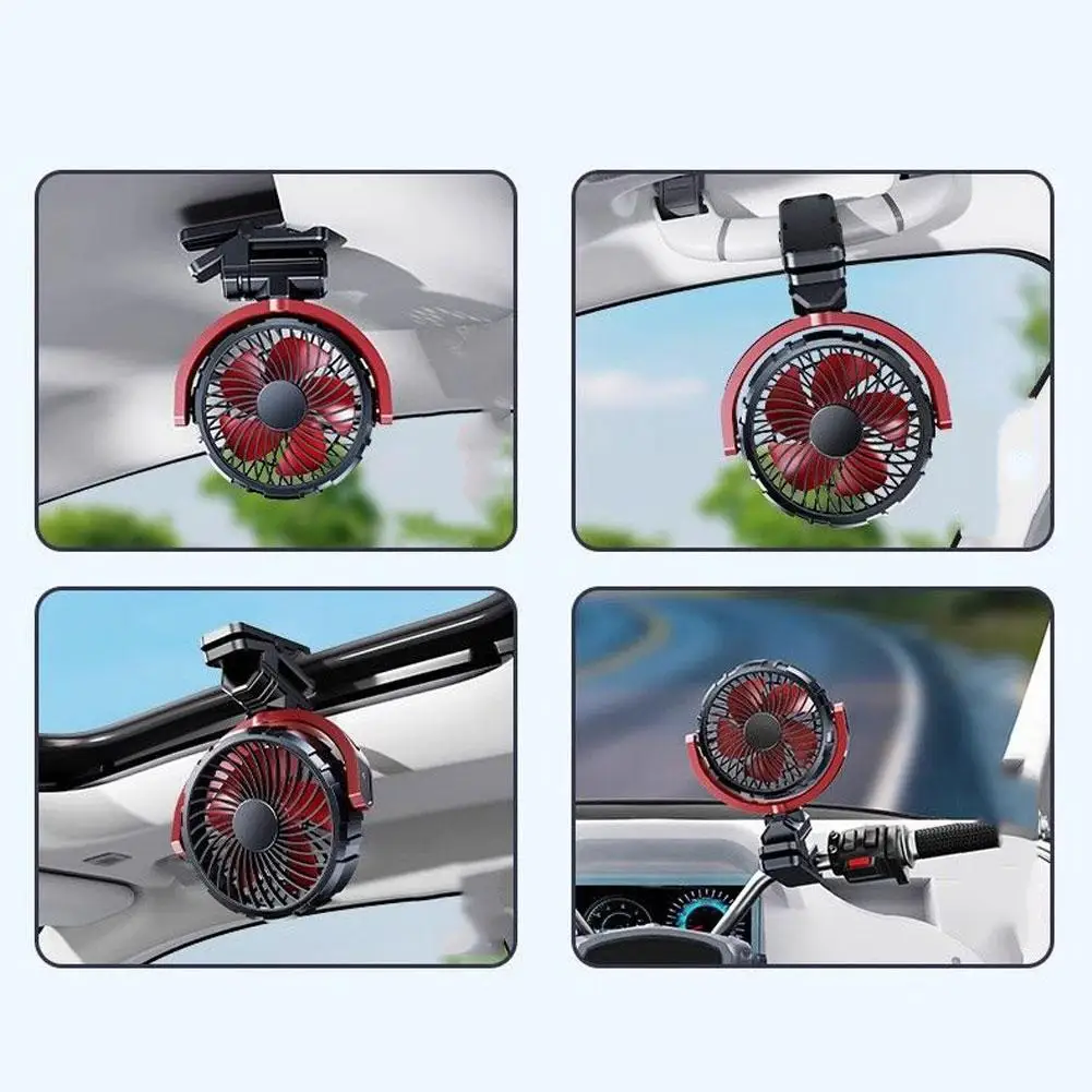 Hipacool Car Cooling Clamp Fan 2000mAh USB Rechargeable Fan Portable Cooling 900° Tool Rotatable Car Cooler Burshless Elect S2J8
Hipacool Car Cooling Clamp Fan 2000mAh USB Rechargeable Fan Portable Cooling 900° Tool Rotatable Car Cooler Burshless Elect S2J8