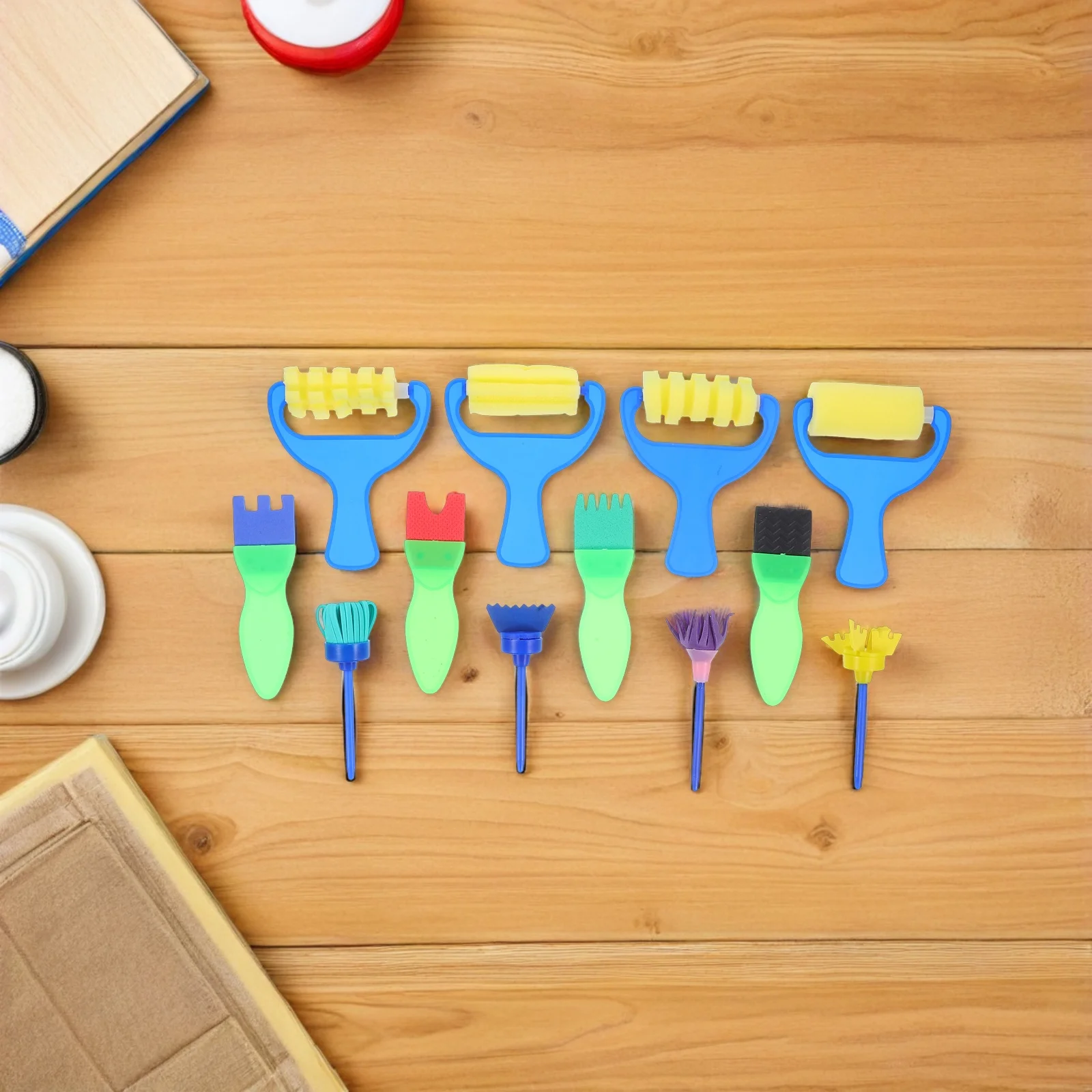 12 Pcs Sponge Roller Kids Paint Rollers Brush Early Educational Toddlers Painting Graffiti for
12 Pcs Sponge Roller Kids Paint Rollers Brush Early Educational Toddlers Painting Graffiti for